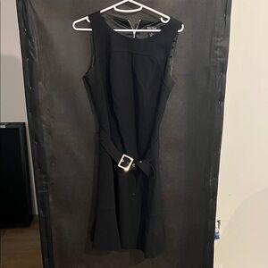 White House Black Market Elegant Black Mini Dress